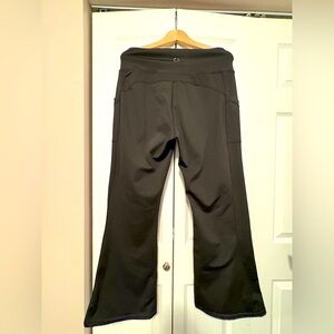 Black Flared Yoga Pants